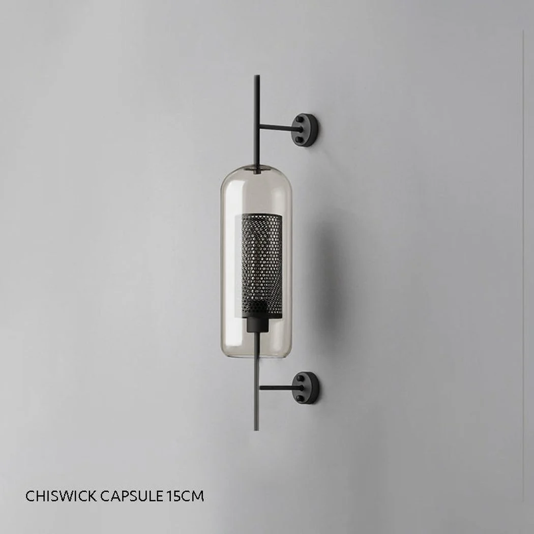 Chiswick Glass Shade Brass Fitting Wall Light - Image 25