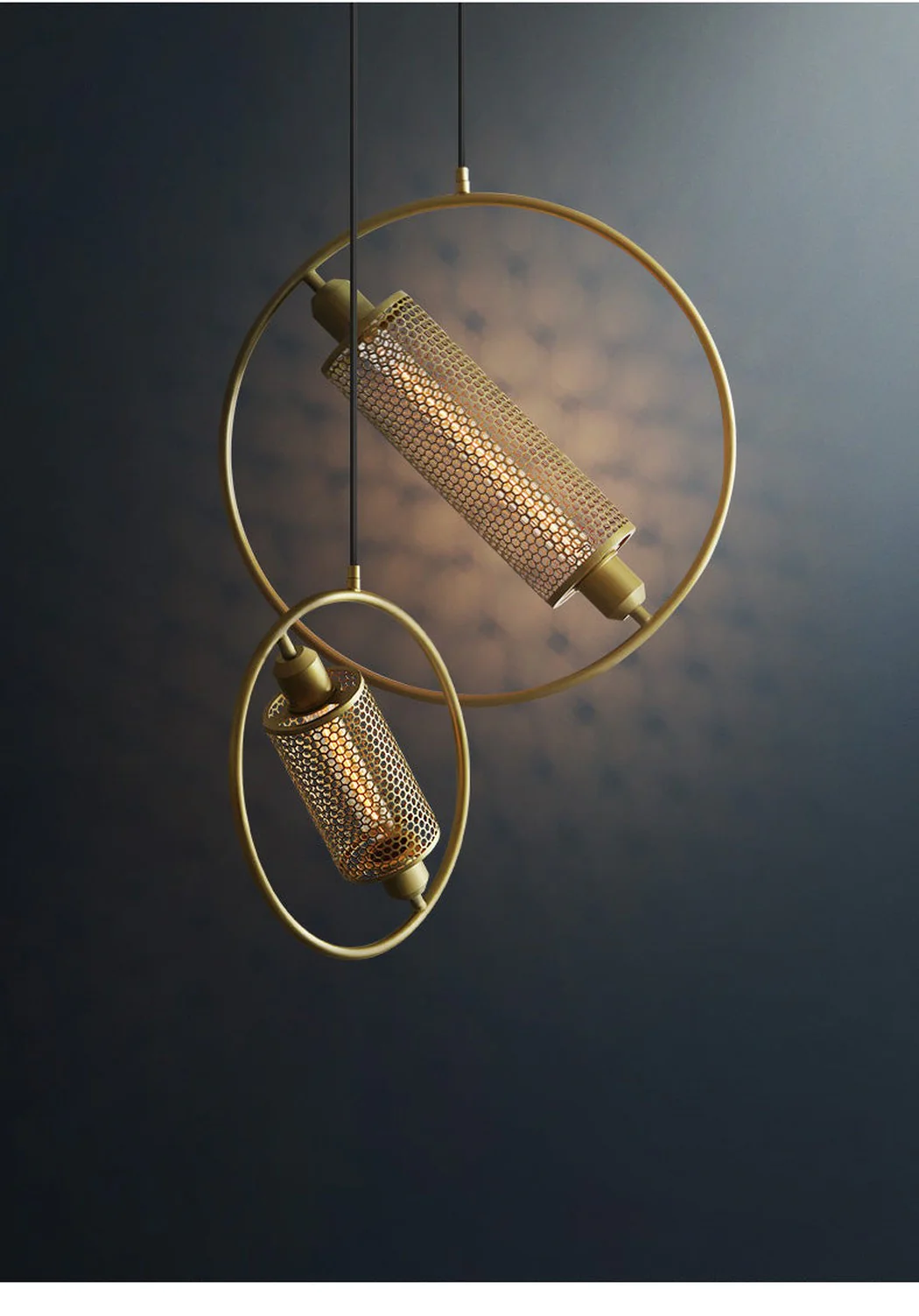 Chiswick Hoop Minimalist Brass Fitting Pendant Light - Image 20