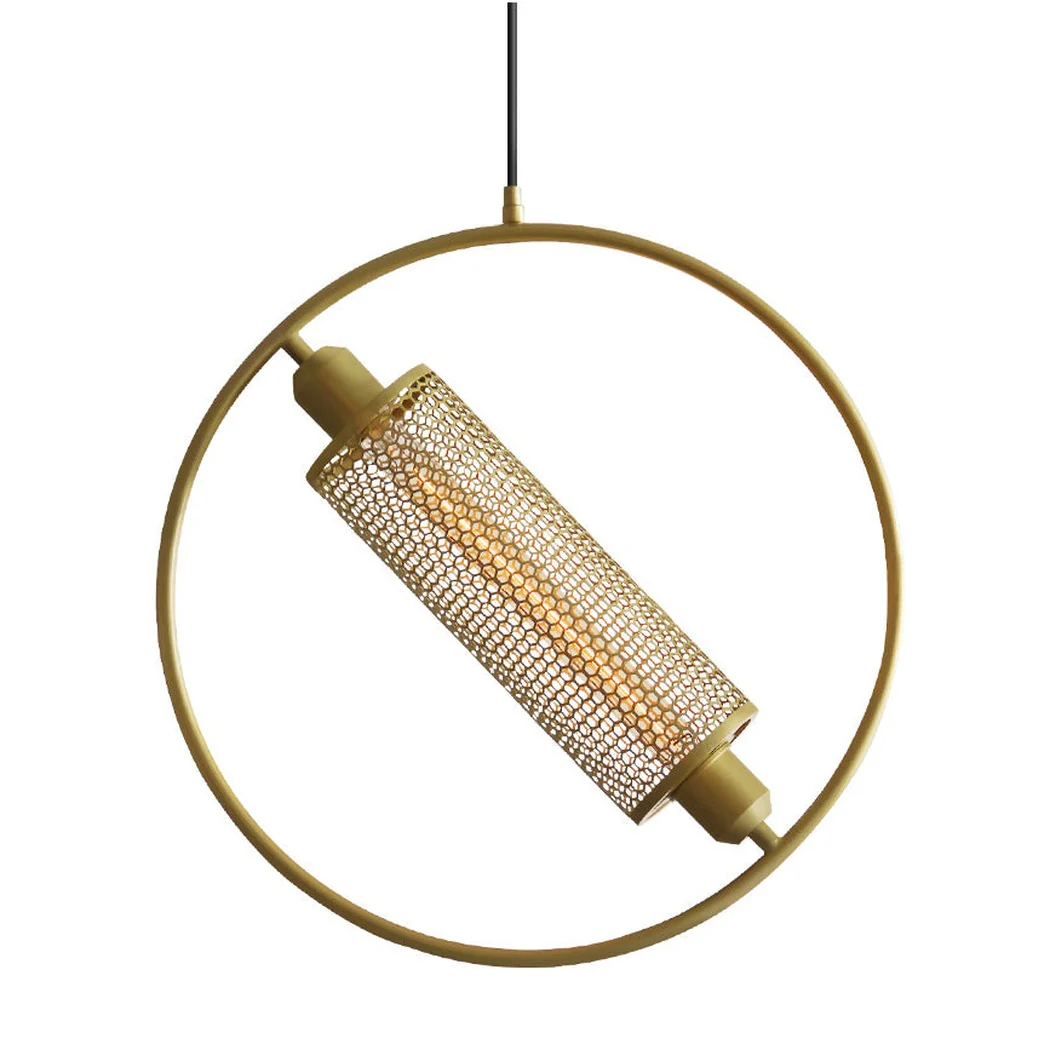 Chiswick Hoop Minimalist Brass Fitting Pendant Light - Image 24