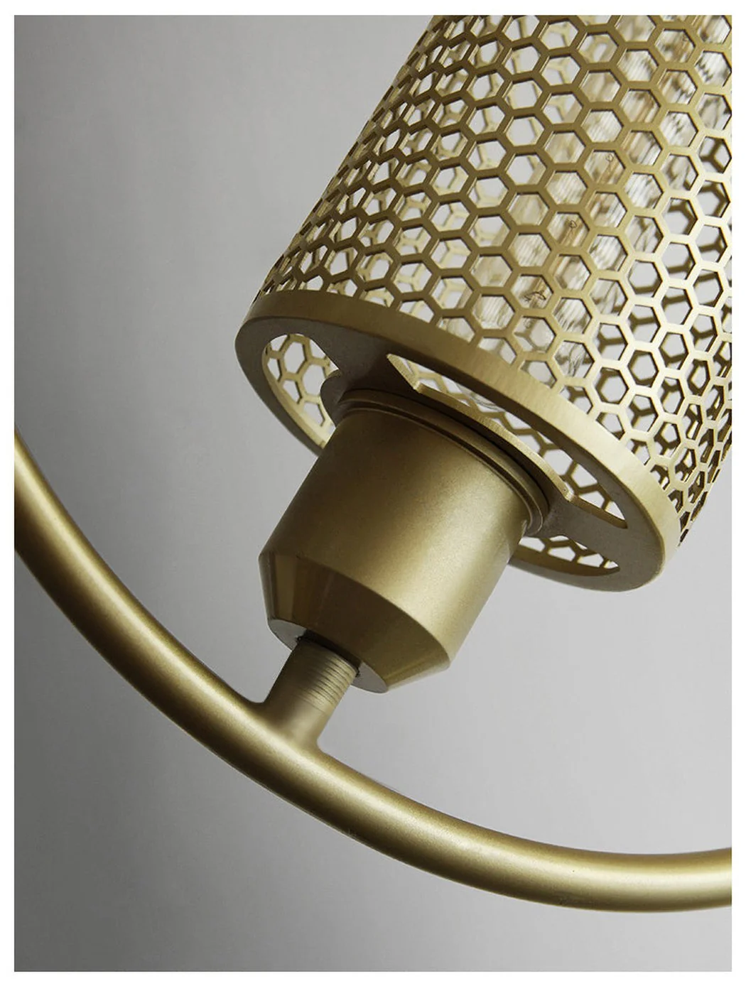 Chiswick Hoop Minimalist Brass Fitting Pendant Light - Image 5