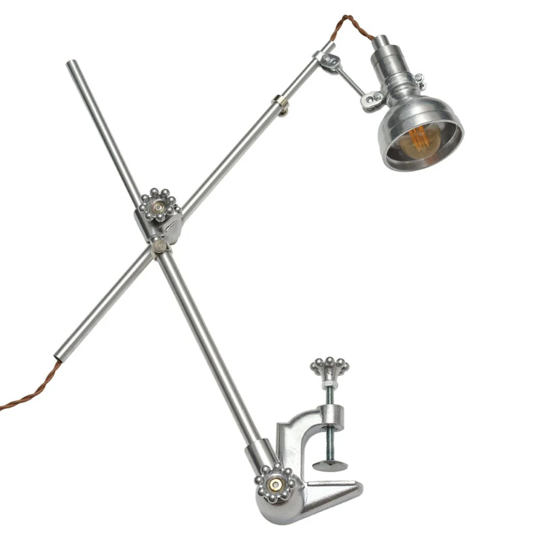 Chrome Mill House Industrial Table Light / Cabinet Light - Image 11