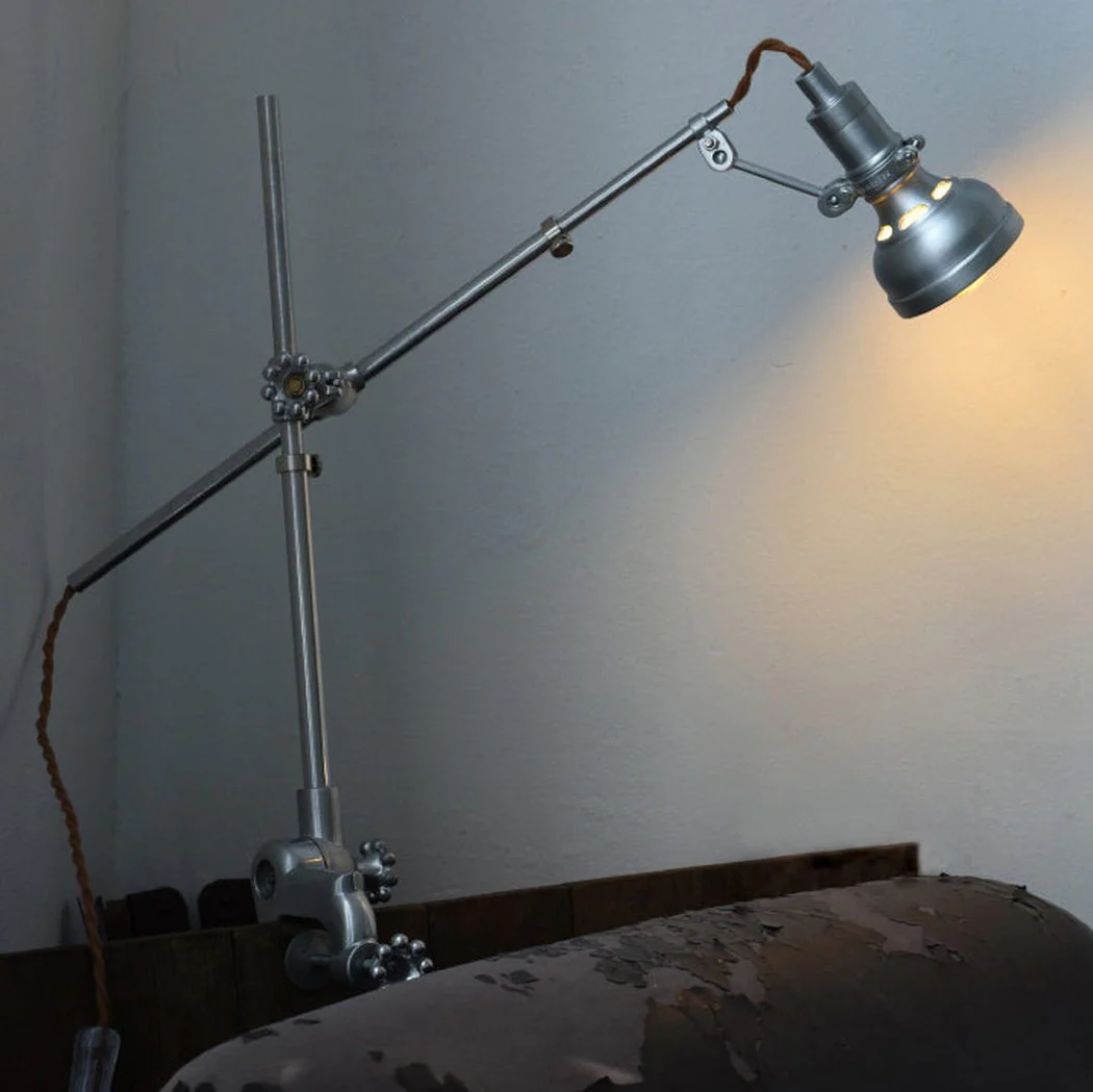 Chrome Mill House Industrial Table Light / Cabinet Light - Image 12