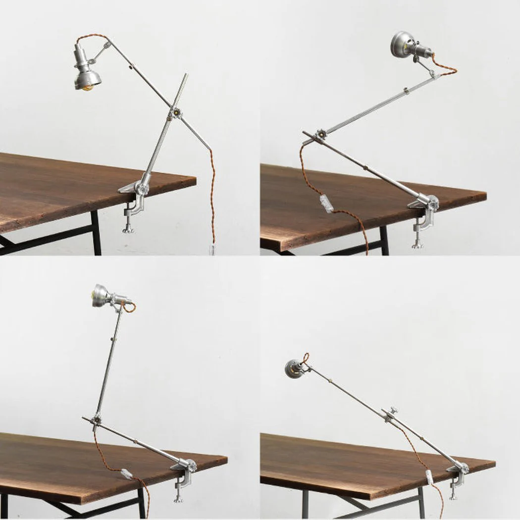 Chrome Mill House Industrial Table Light / Cabinet Light - Image 3