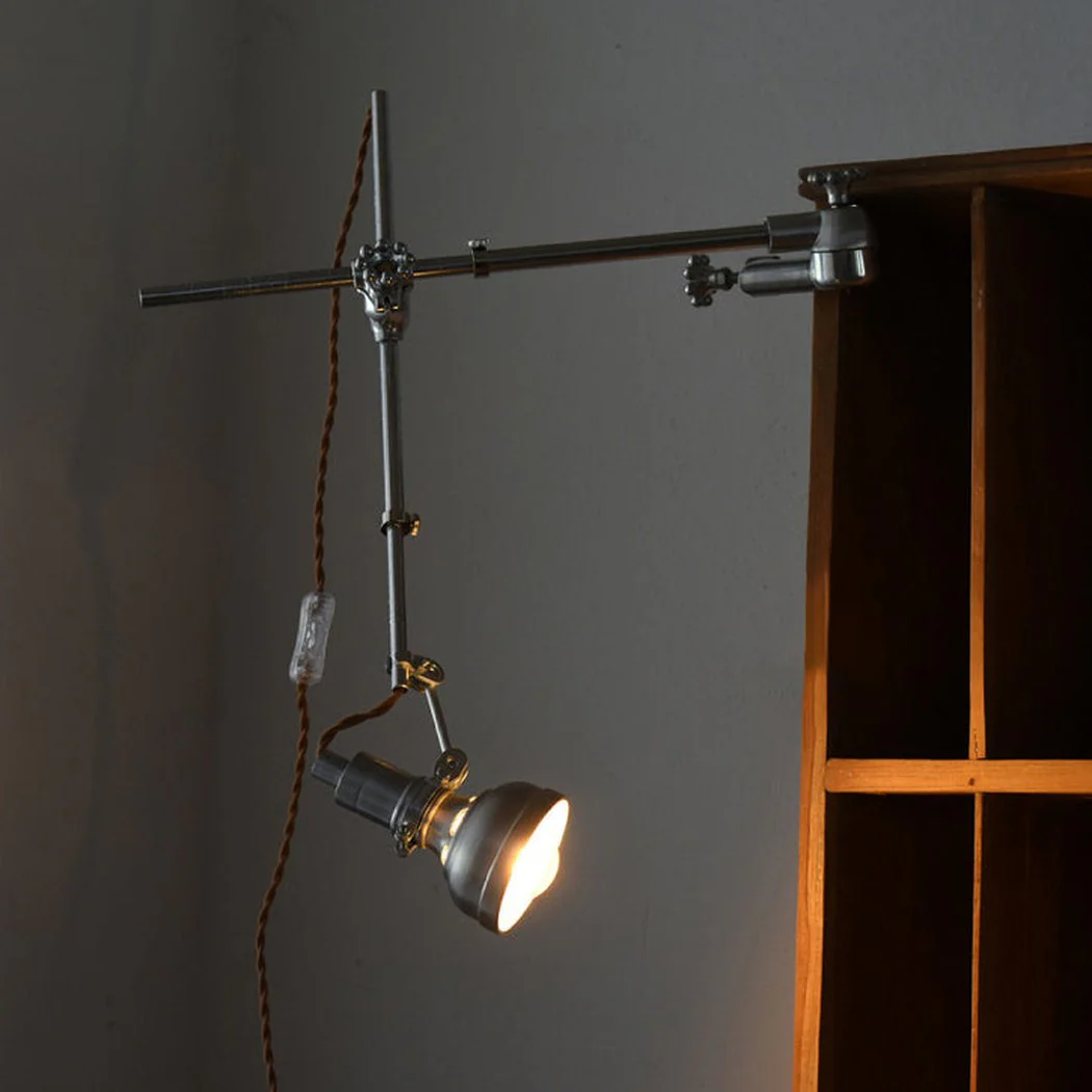 Chrome Mill House Industrial Table Light / Cabinet Light - Image 5
