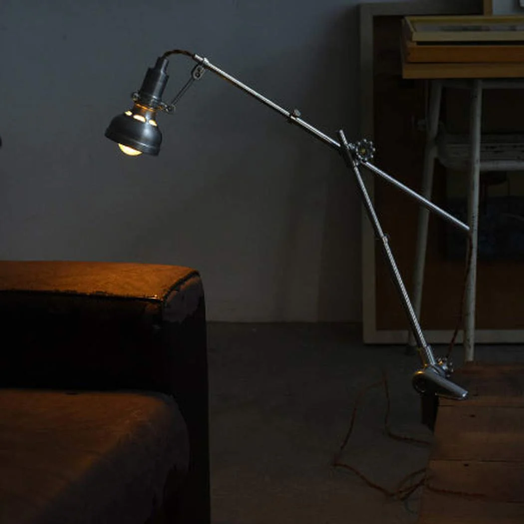 Chrome Mill House Industrial Table Light / Cabinet Light - Image 6