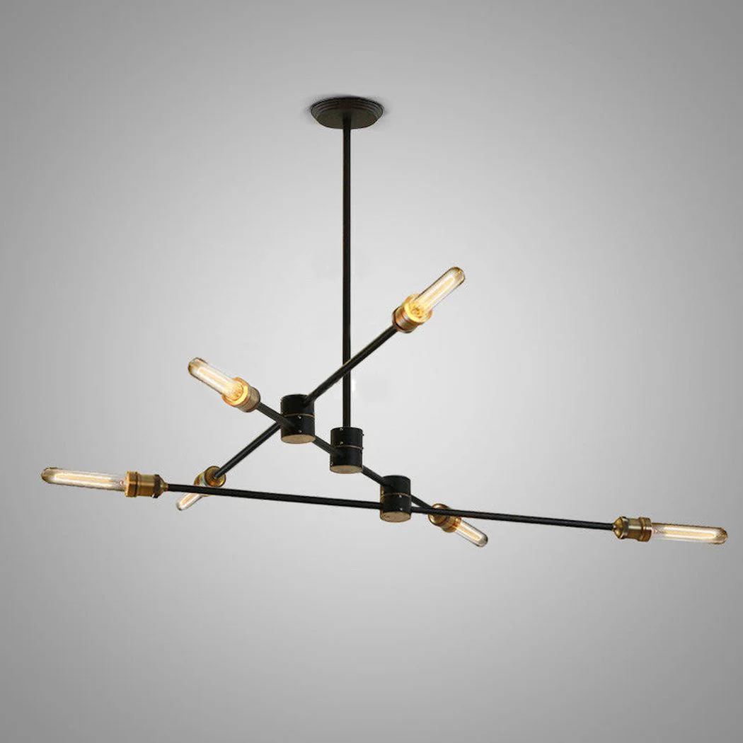 Circa Black Industrial Pendant Light With Brass Fitting - Image 6
