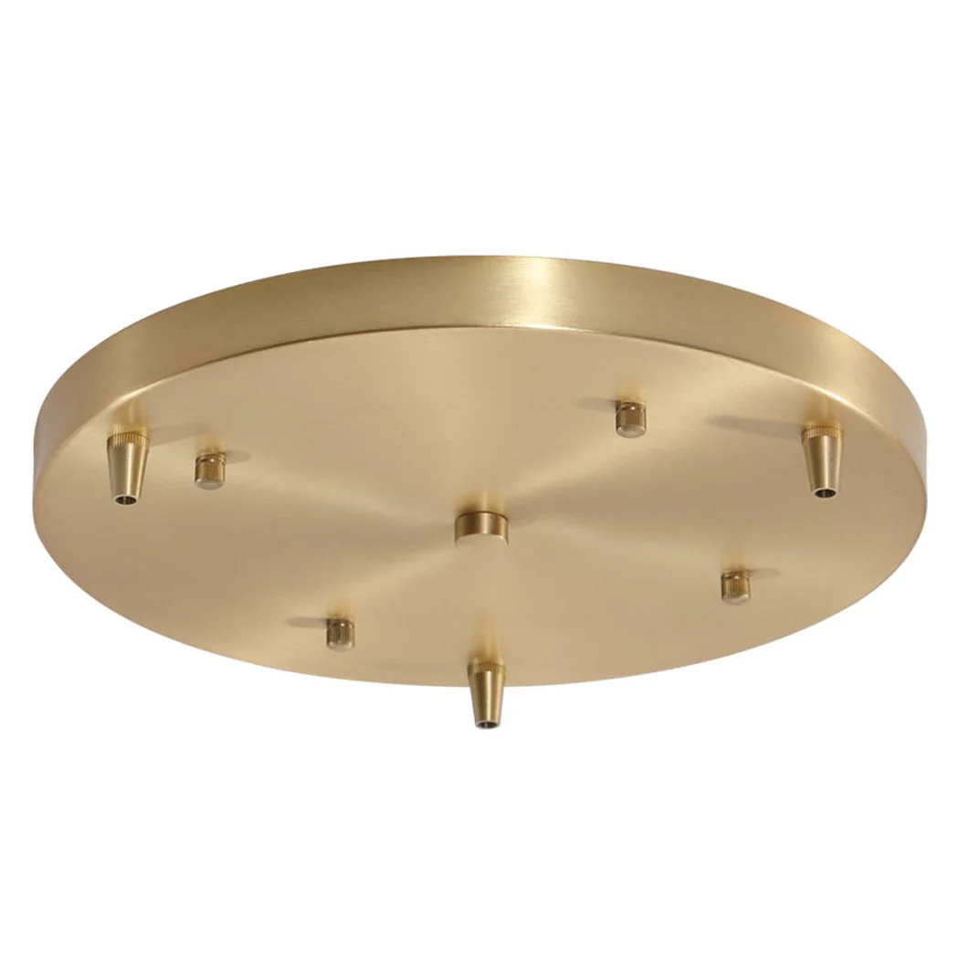 Circular Communal ceiling rose for grouping multiple pendant lights - Image 2
