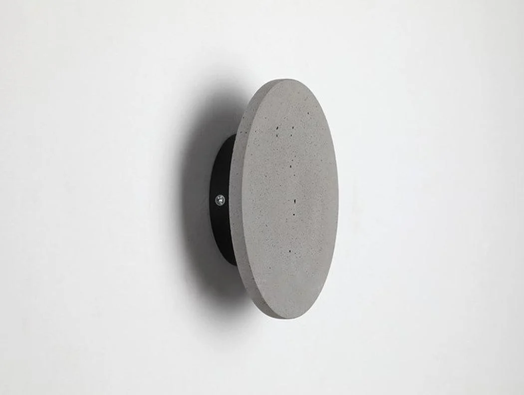 Cirrus Concrete Round Minimalist Wall Light - Image 11
