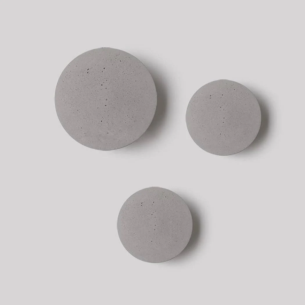 Cirrus Concrete Round Minimalist Wall Light - Image 14