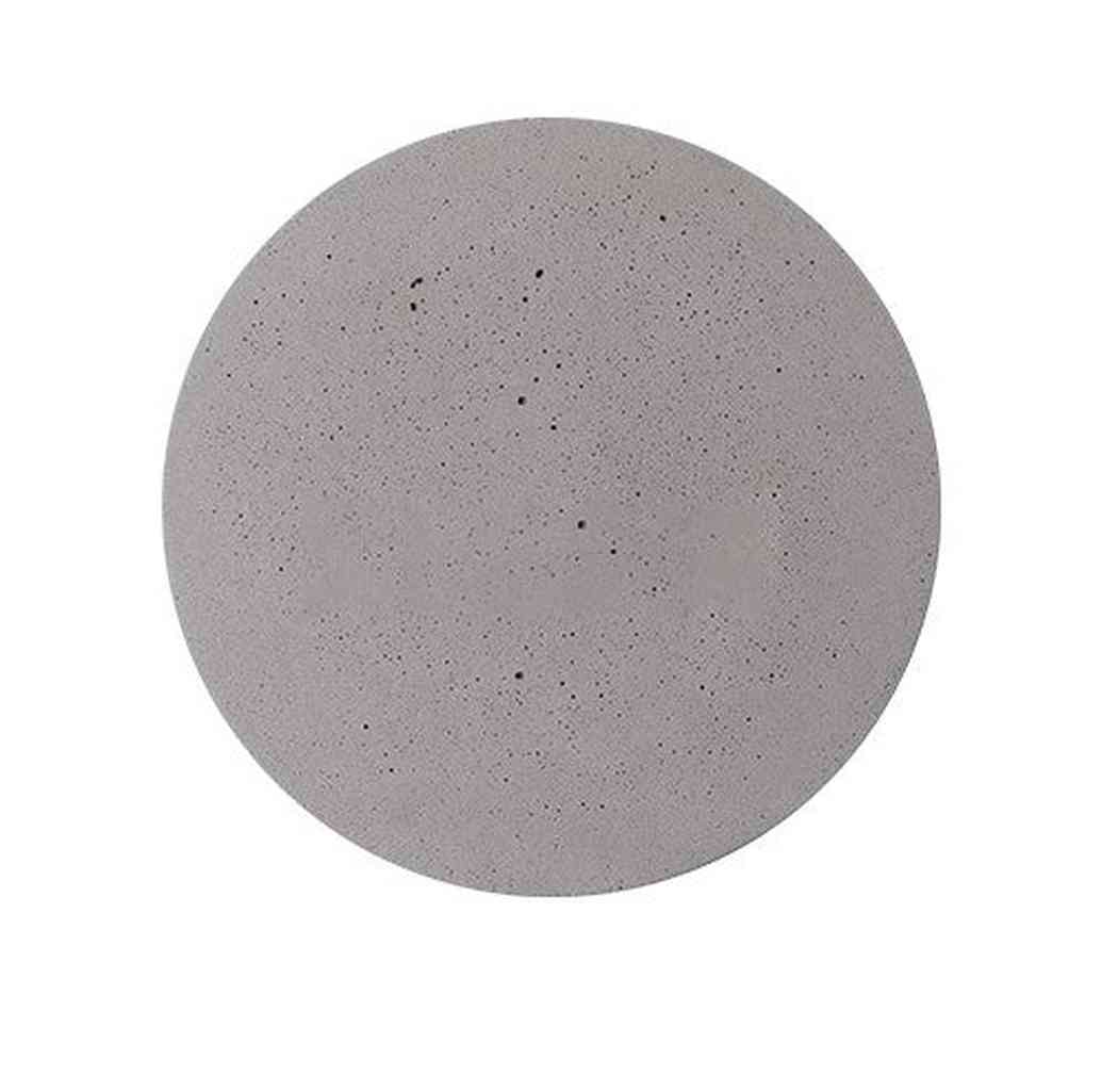 Cirrus Concrete Round Minimalist Wall Light - Image 4