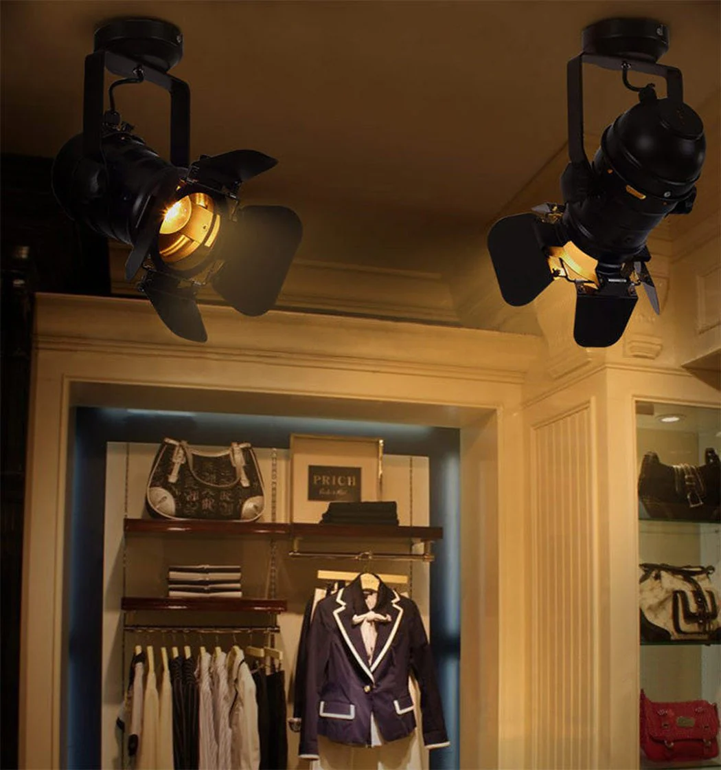 Classic Hollywood spotlight ceiling light - Image 3