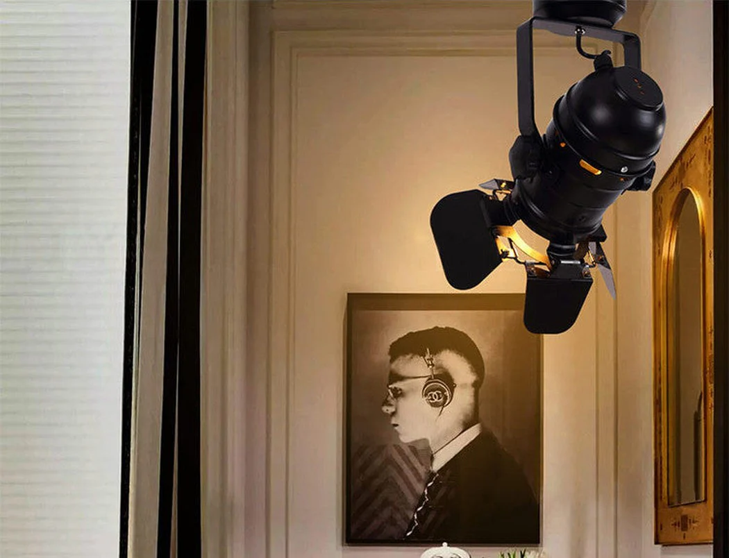 Classic Hollywood spotlight ceiling light - Image 6