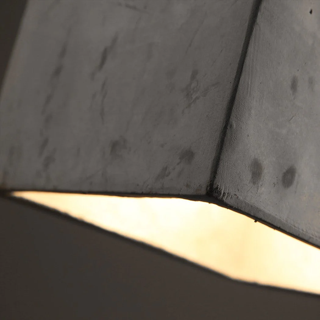 Concrete Cube Minimalist Pendant Light - Image 5