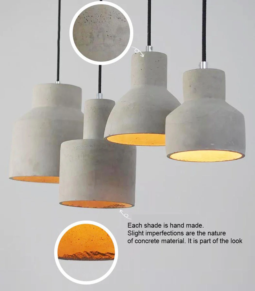 Concrete Oslo Minimalist Pendant Light - Image 8