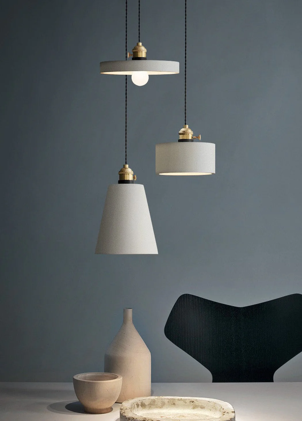 Concrete Vasa Minimalist Pendant Light - Image 10
