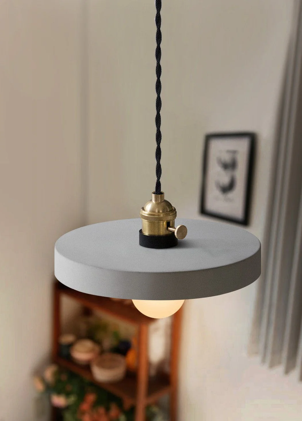 Concrete Vasa Minimalist Pendant Light - Image 11