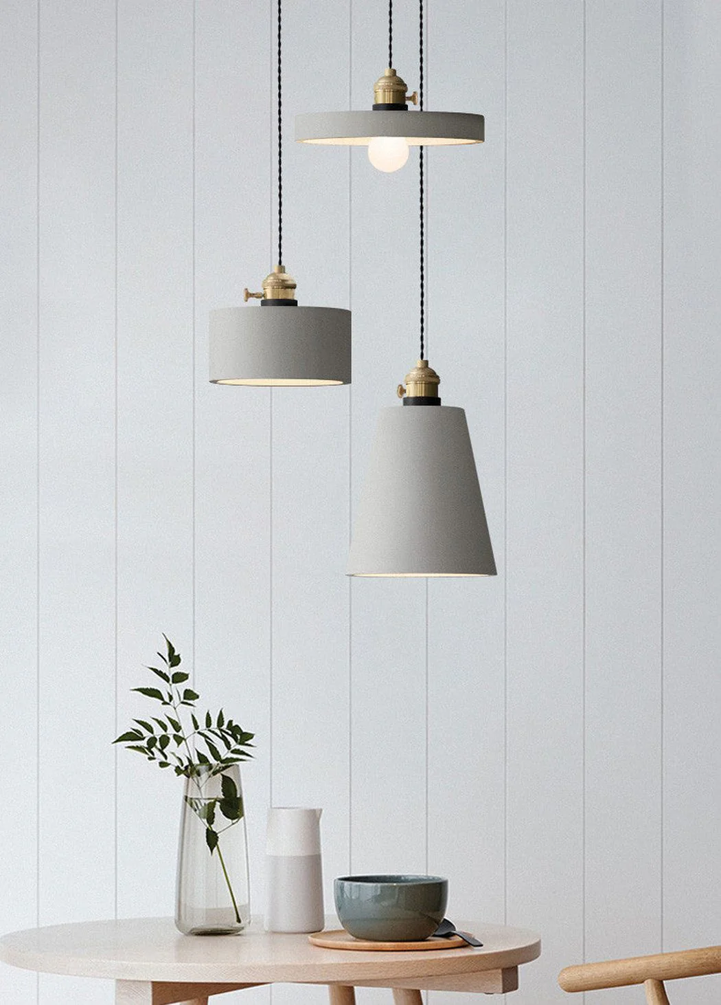 Concrete Vasa Minimalist Pendant Light - Image 12