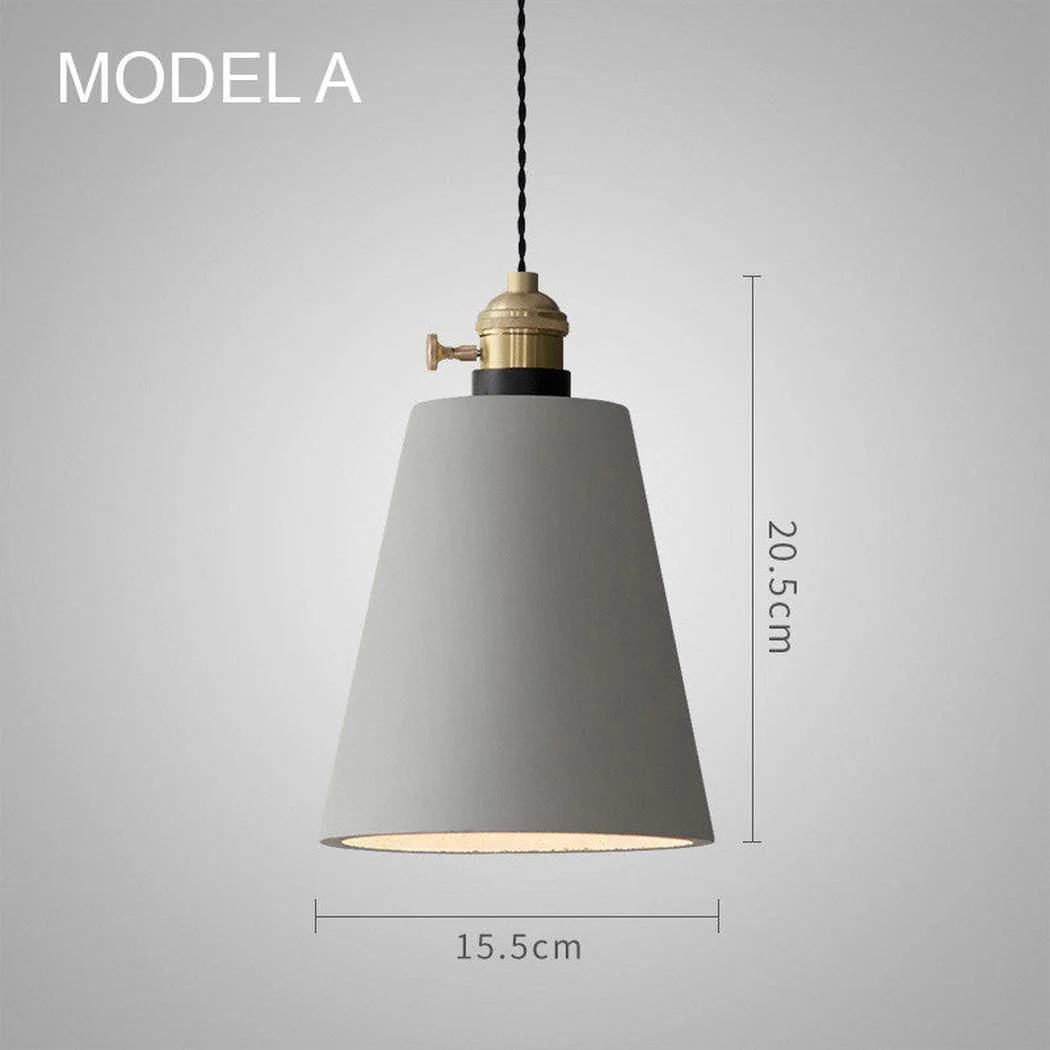 Concrete Vasa Minimalist Pendant Light - Image 15