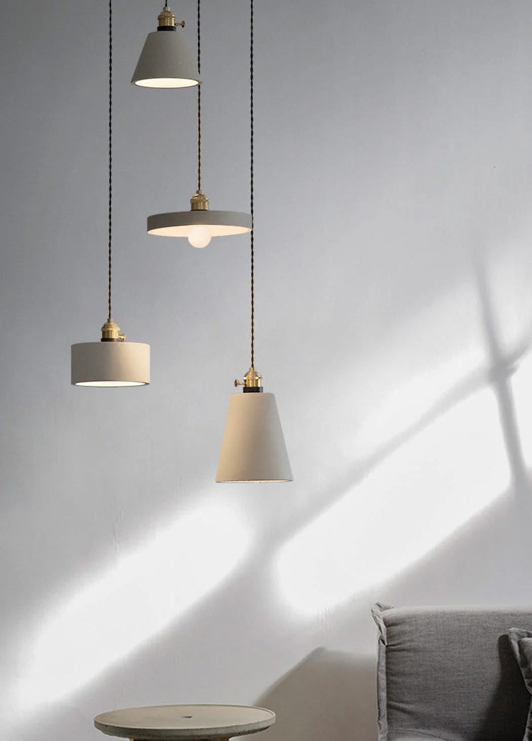 Concrete Vasa Minimalist Pendant Light - Image 4