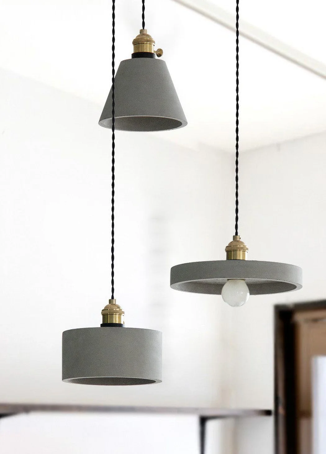 Concrete Vasa Minimalist Pendant Light - Image 5