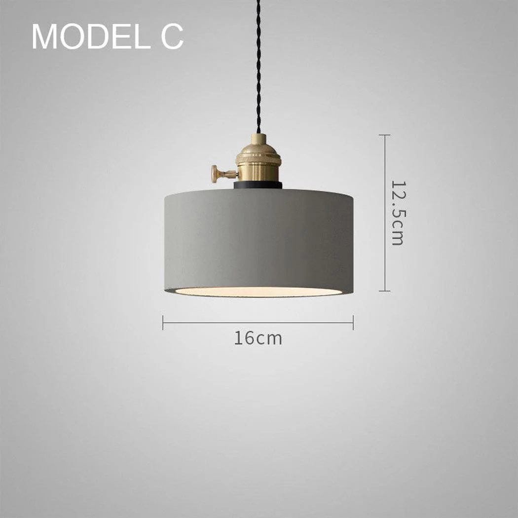 Concrete Vasa Minimalist Pendant Light - Image 7