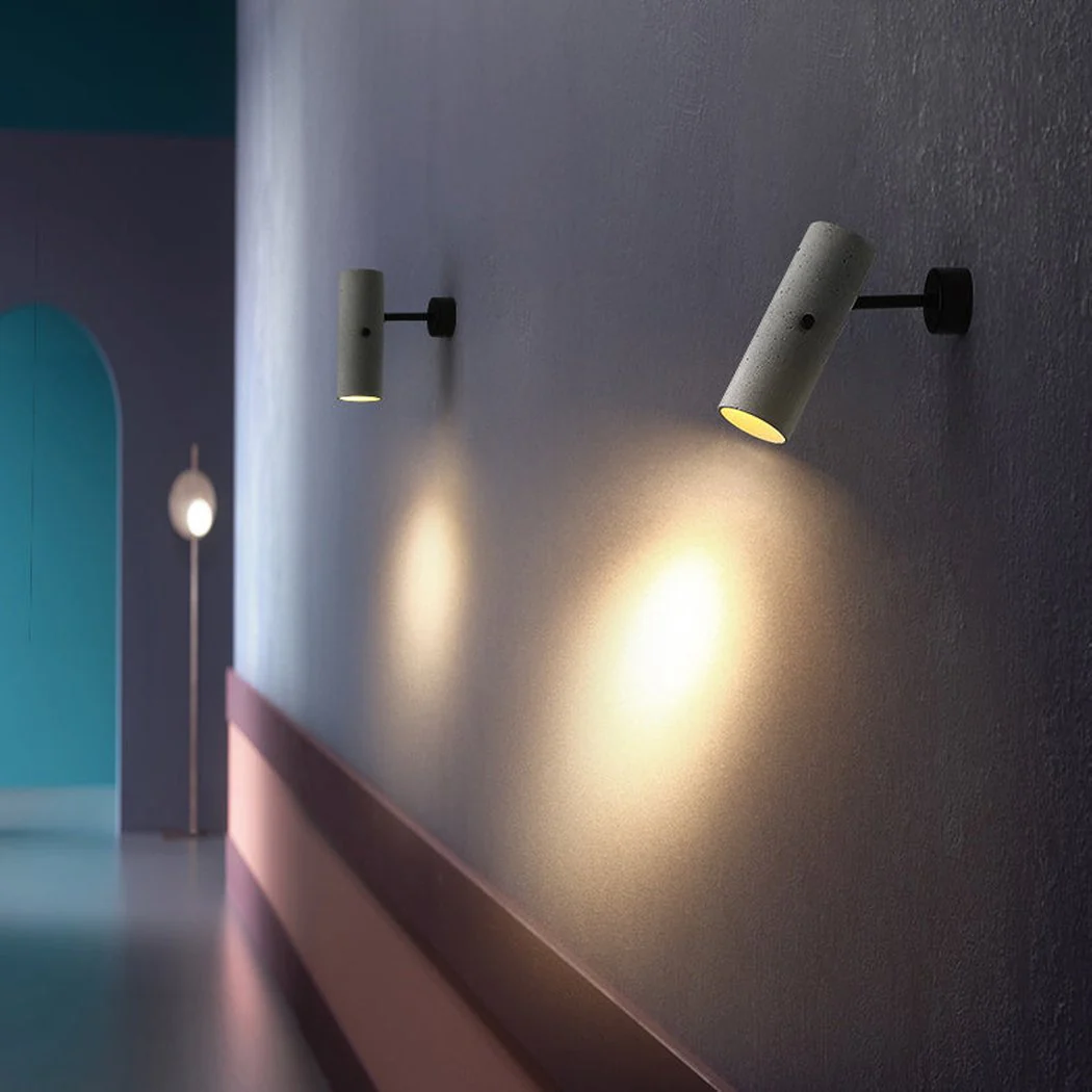 Concrete Pipe Minimalist Line Wall Light - Image 16