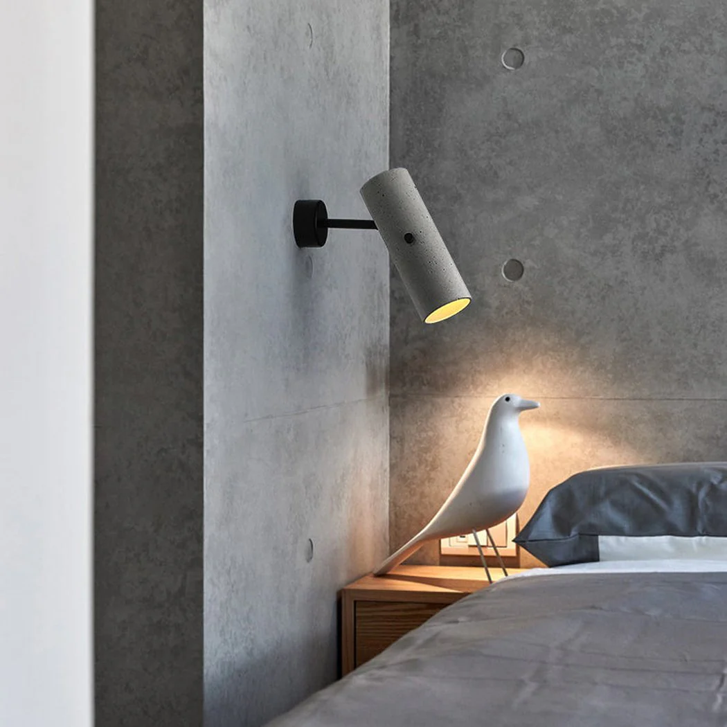 Concrete Pipe Minimalist Line Wall Light - Image 7