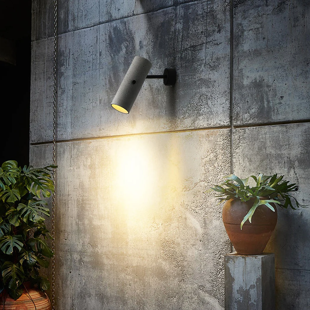 Concrete Pipe Minimalist Line Wall Light - Image 8