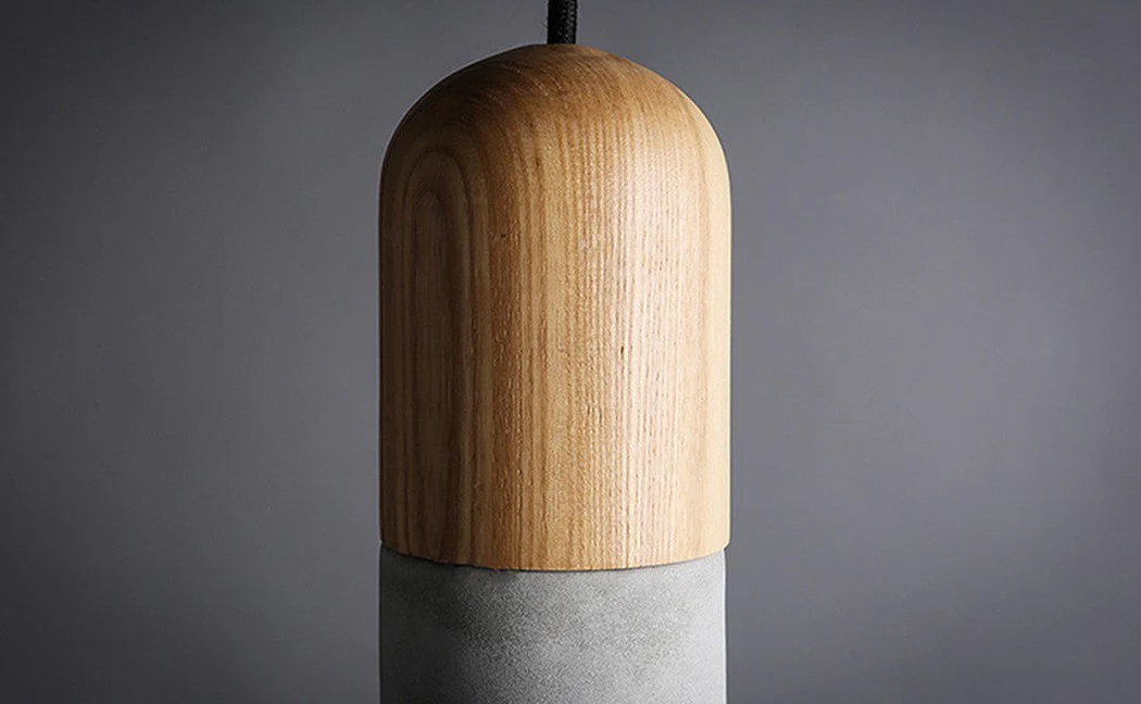 Concrete Wooden Stockholm Minimalist Pendant Light - Image 15