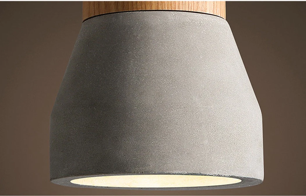 Concrete Wooden Stockholm Minimalist Pendant Light - Image 16