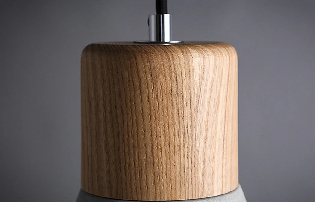 Concrete Wooden Stockholm Minimalist Pendant Light - Image 18