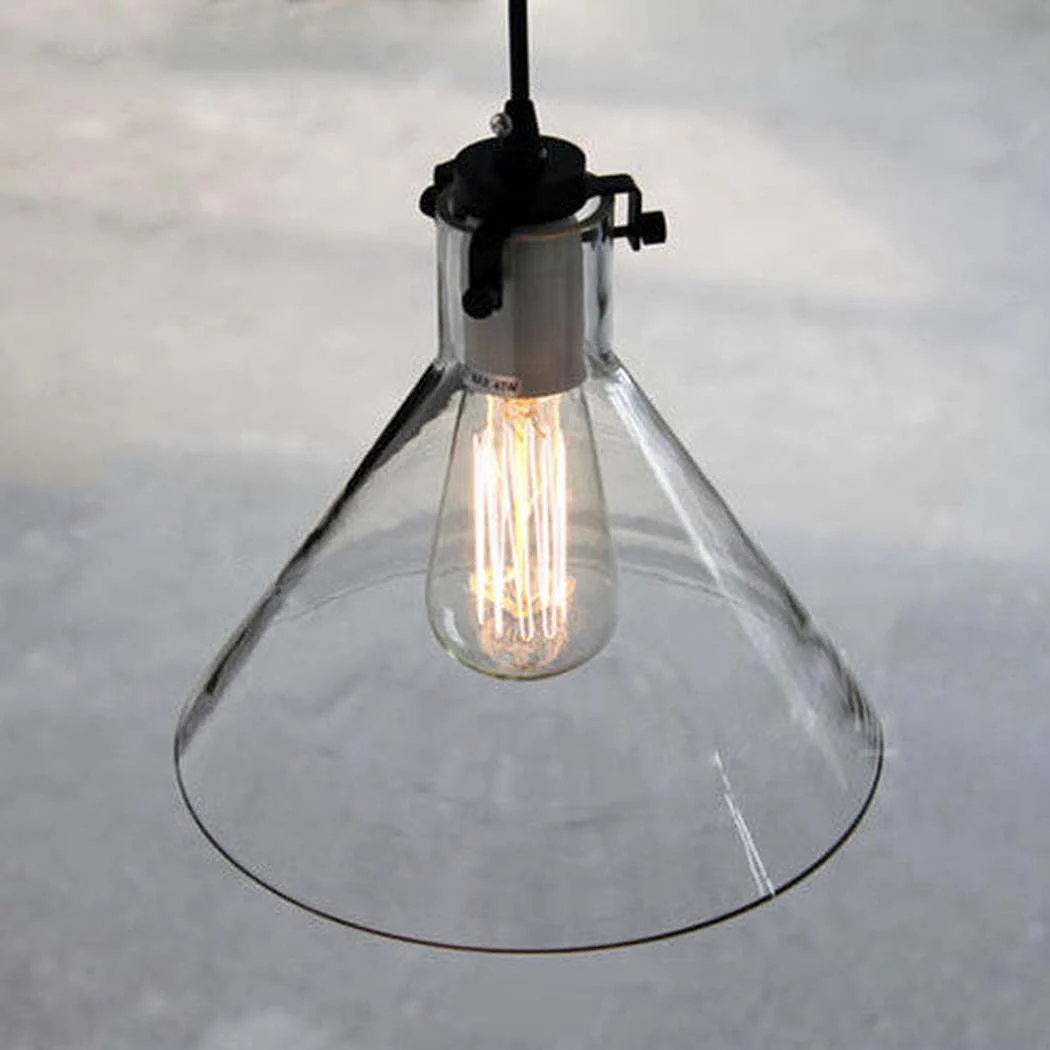 Cone Glass Lamp Shade Pendant Light - Image 4