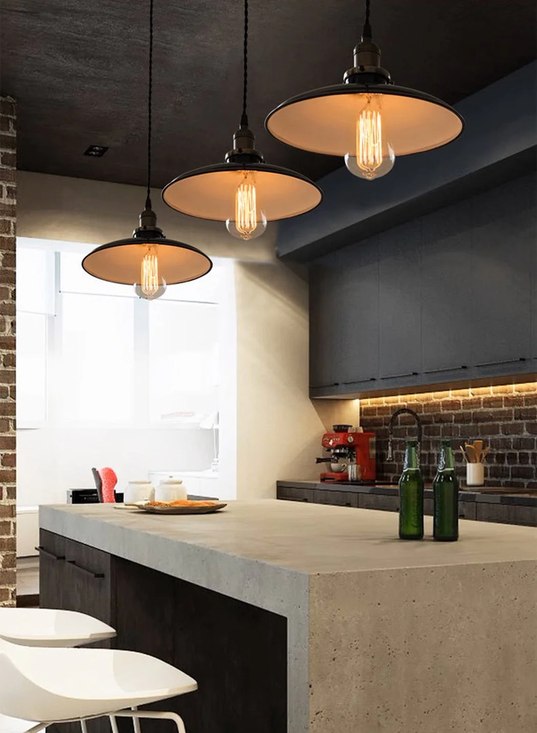 Allen Industrial Vintage Pendant Light - Image 11