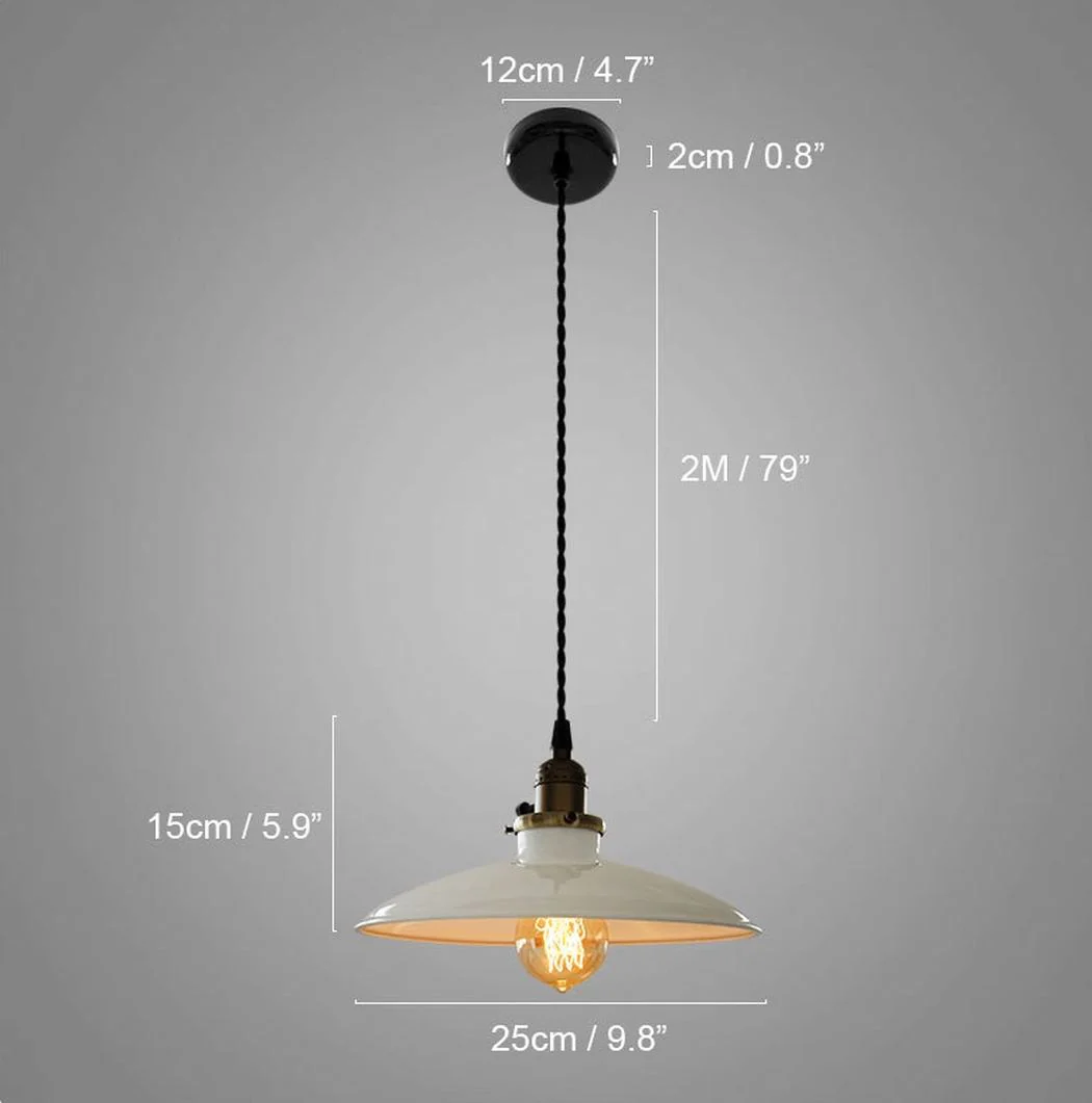 Allen Industrial Vintage Pendant Light - Image 14