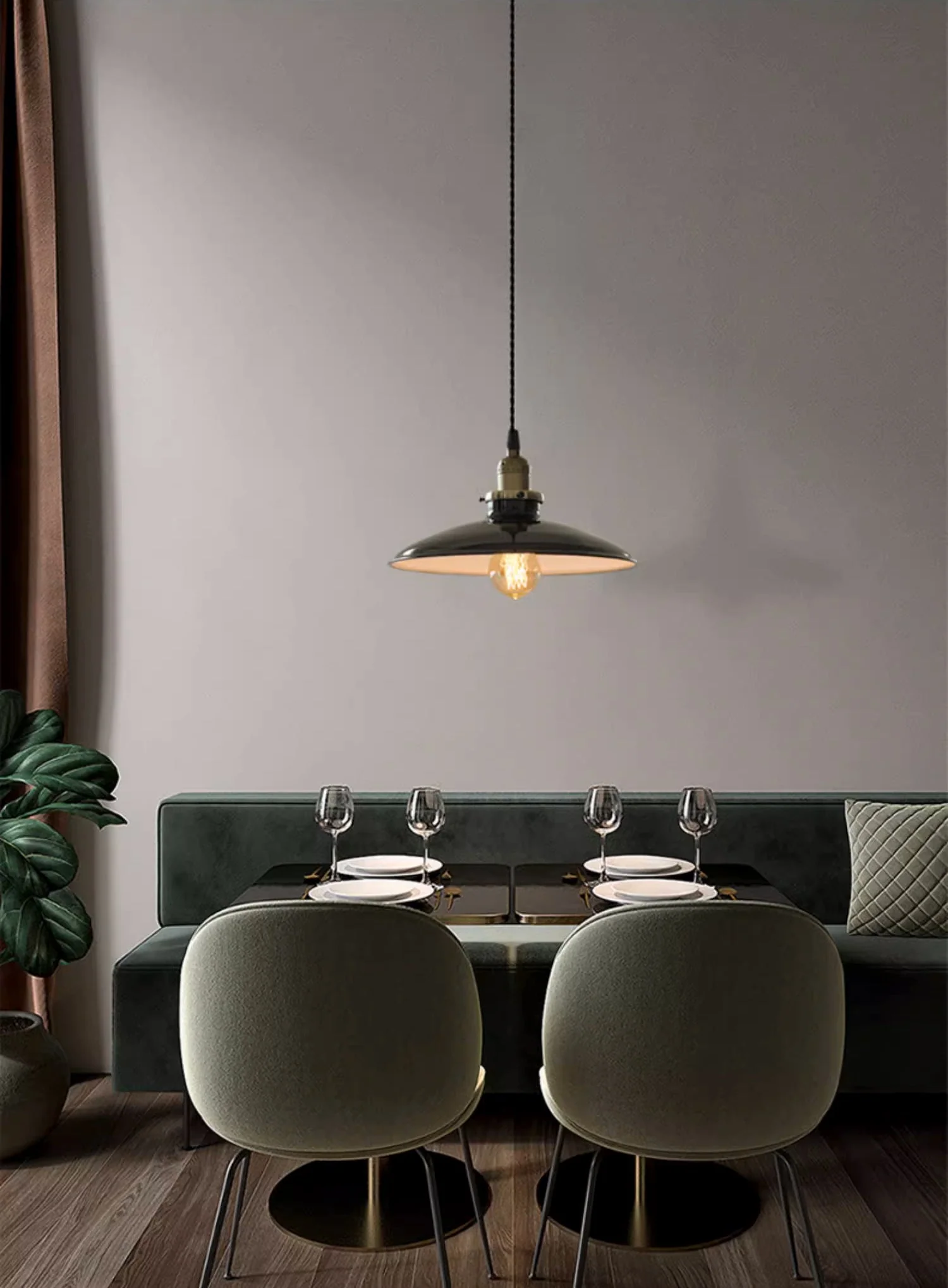 Allen Industrial Vintage Pendant Light - Image 15