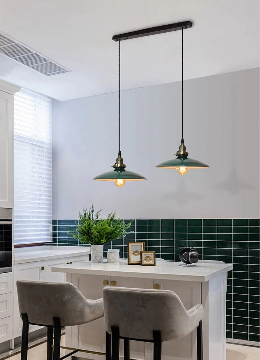 Allen Industrial Vintage Pendant Light - Image 4