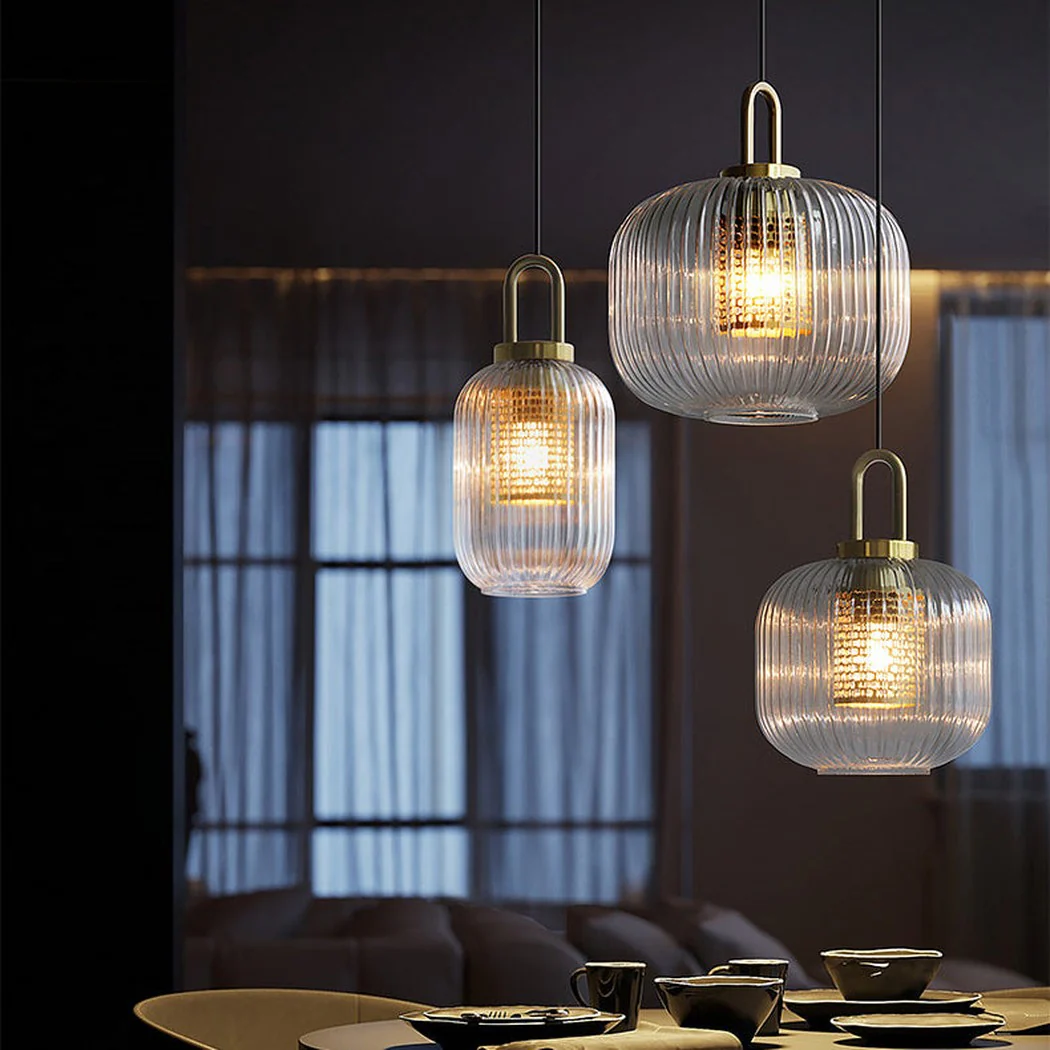 Covent Glass Shade With Brass Fitting Art Deco Pendant Light - Image 15