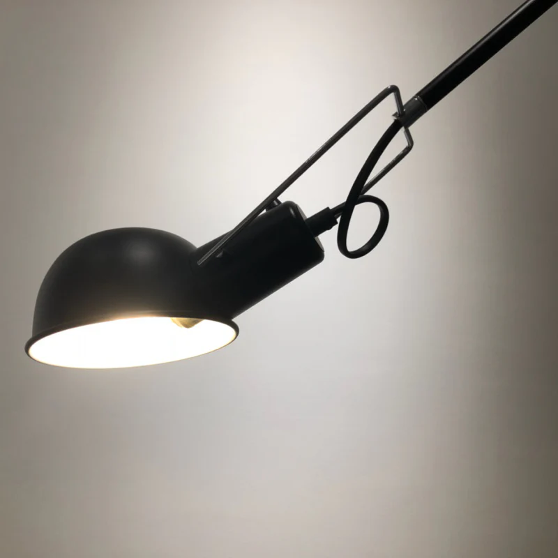 Crescendo Swinging Arm Overhead Wall Light - in Black - Image 10