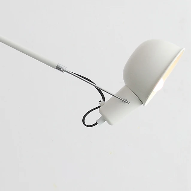 Crescendo Swinging Arm Overhead Wall Light - in White - Image 3