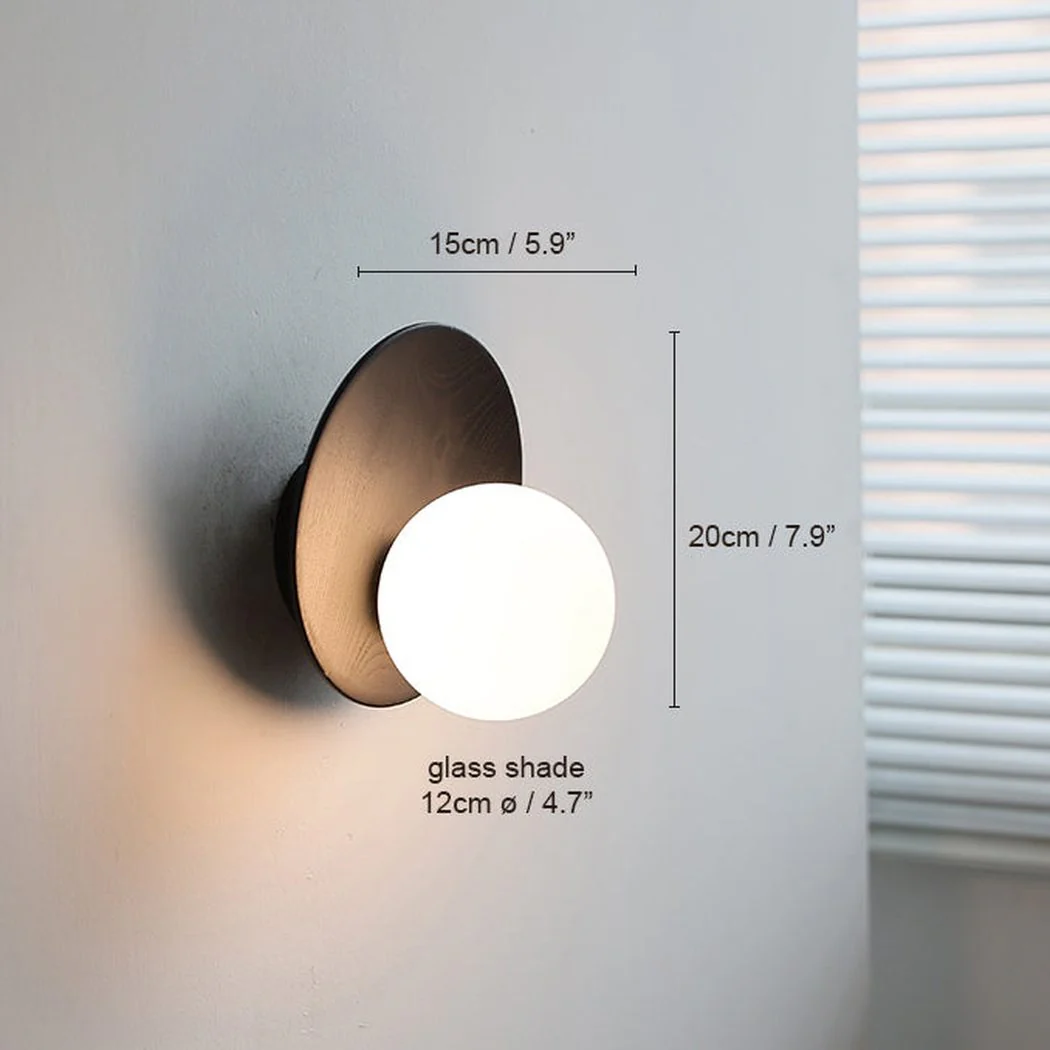 Dekisugi Wooden Plate Japandi Wall Light - Image 13