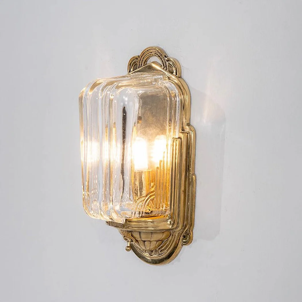 Edgar Gold Art Deco Retro Wall Light - Image 2