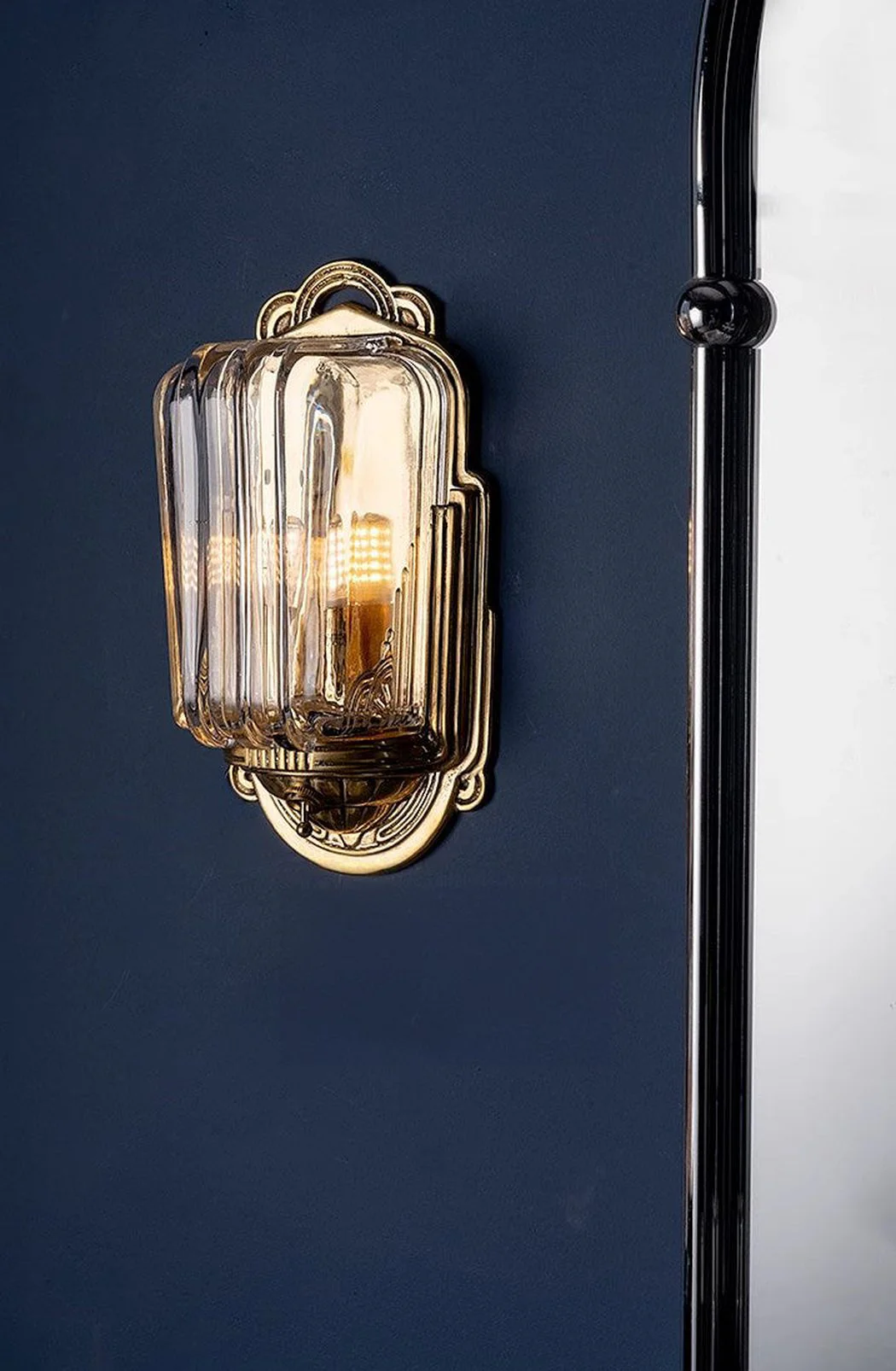 Edgar Gold Art Deco Retro Wall Light - Image 5