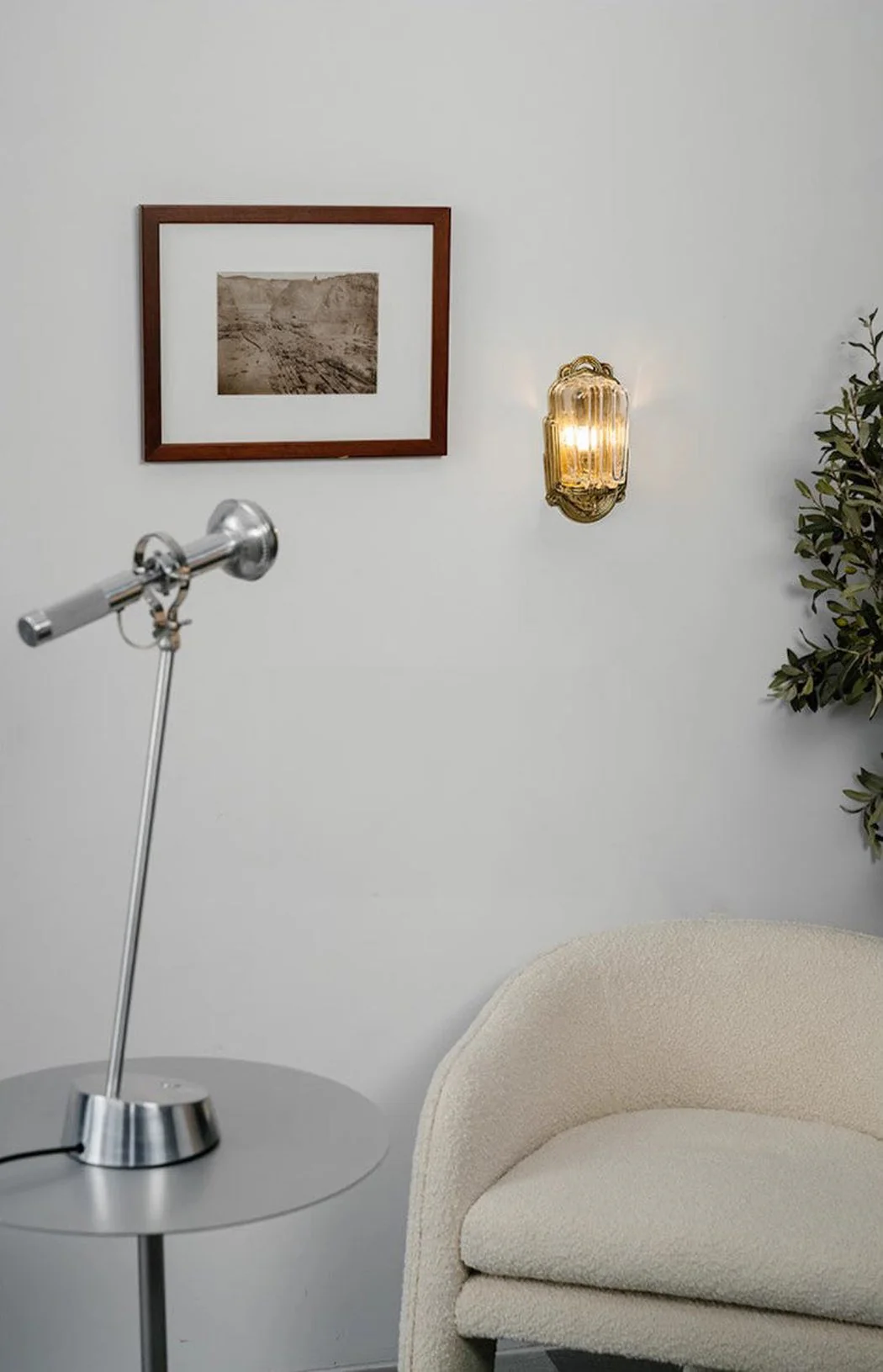 Edgar Gold Art Deco Retro Wall Light - Image 7