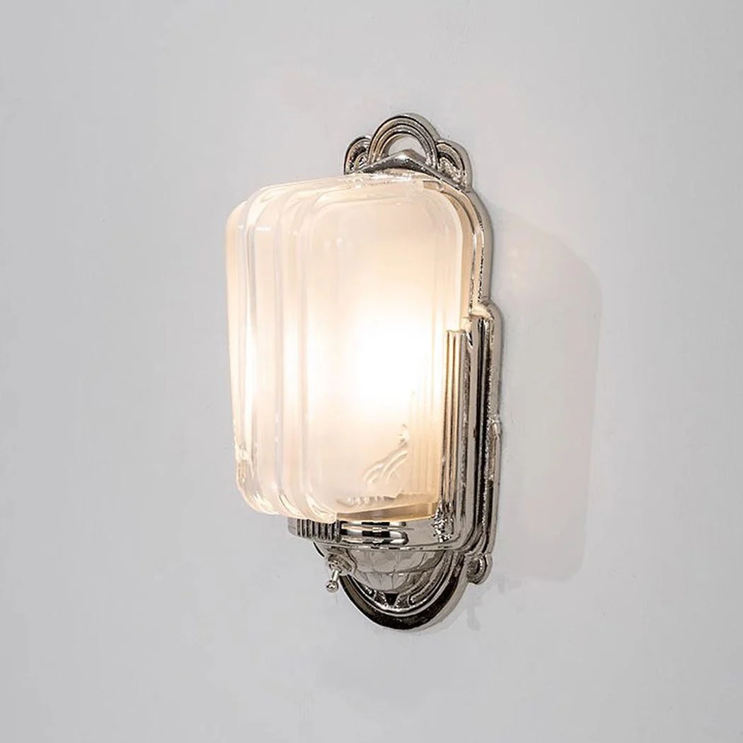 Edgar Chrome Art Deco Retro Wall Light