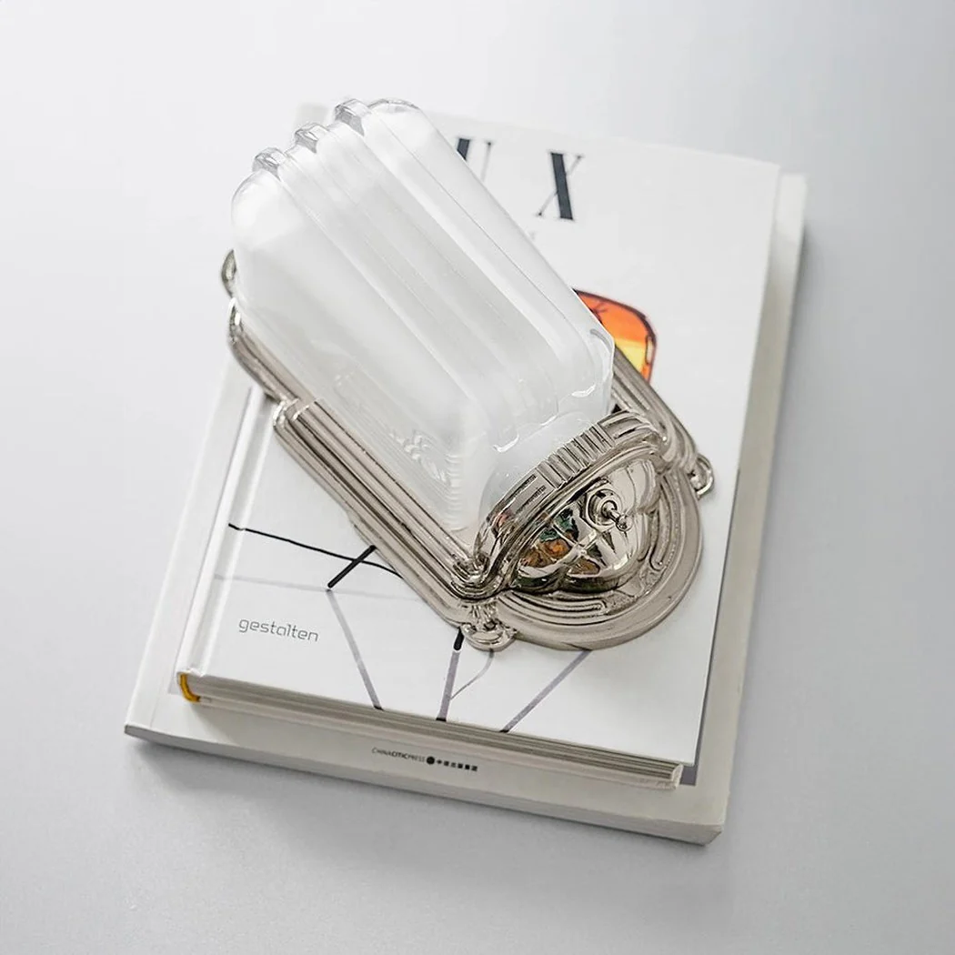 Edgar Chrome Art Deco Retro Wall Light - Image 4