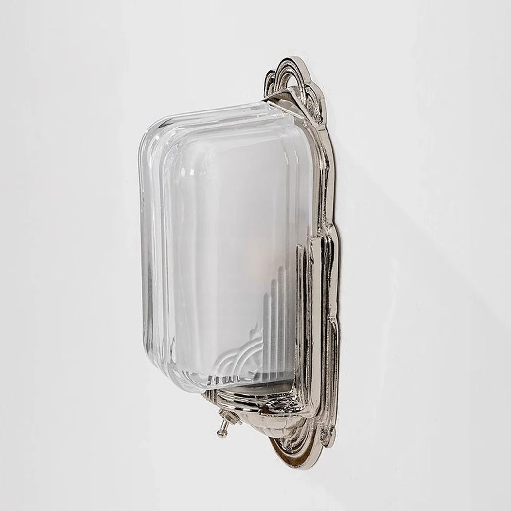 Edgar Chrome Art Deco Retro Wall Light - Image 6
