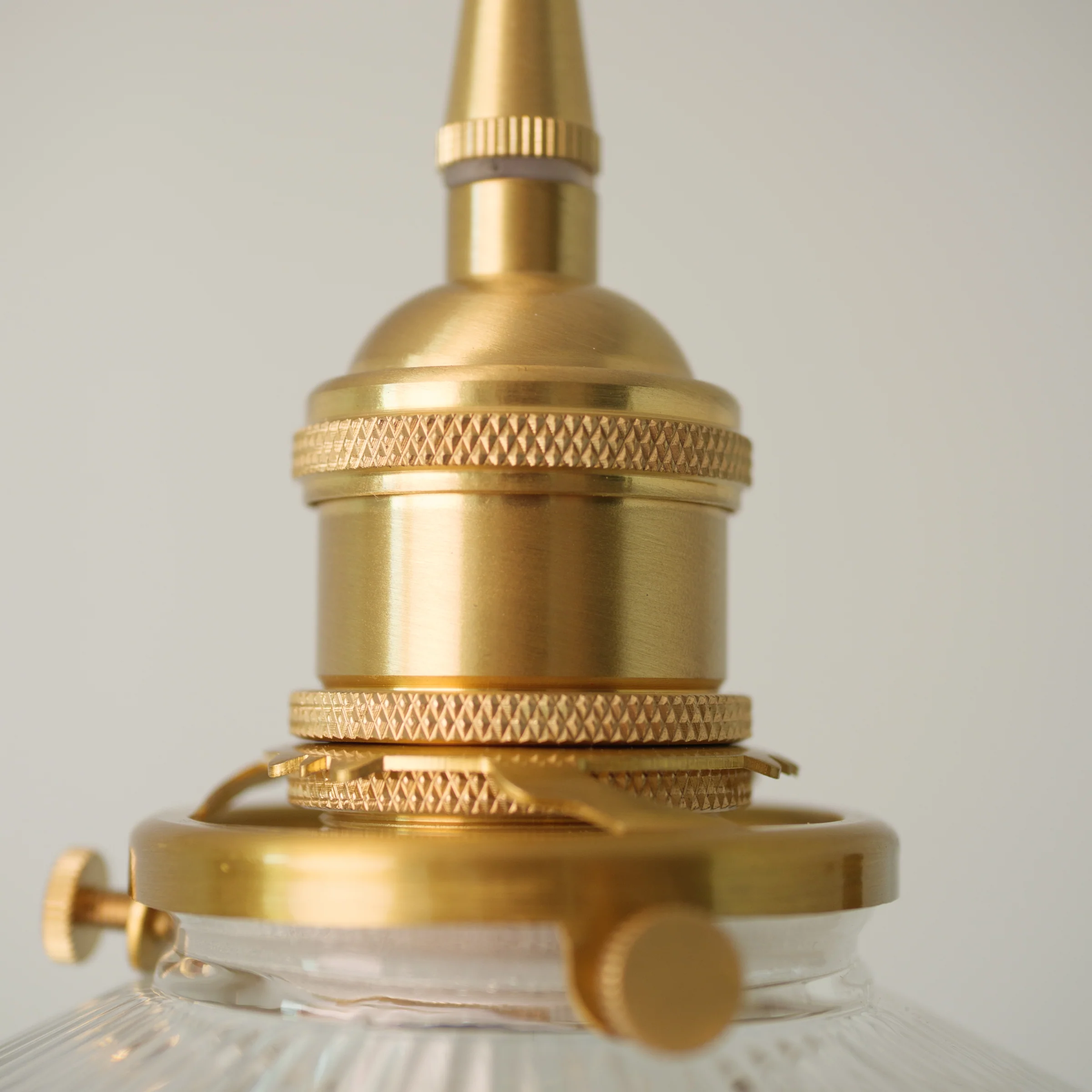 Finch Ribbed Glass Pendant Light - Image 5