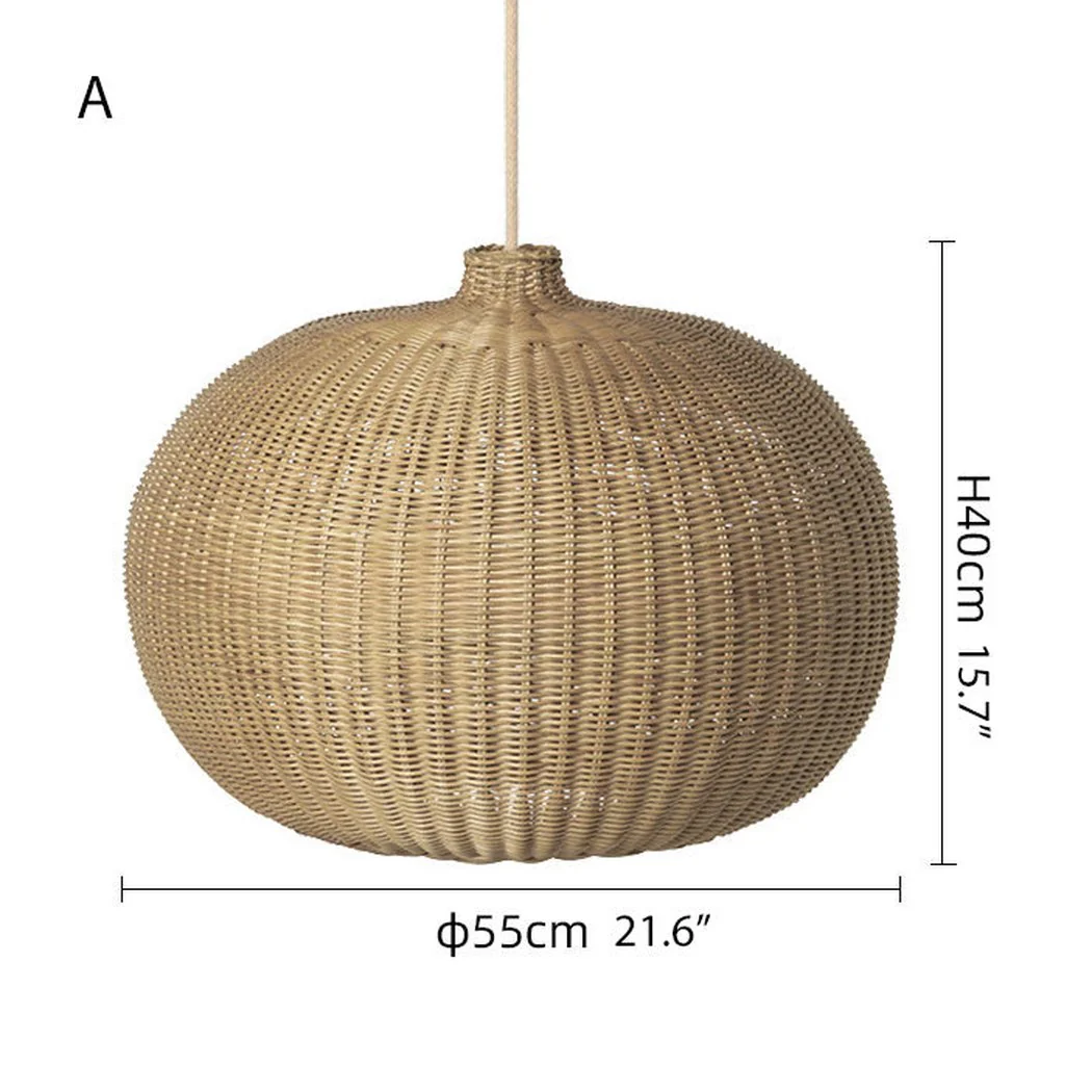 Finns Rattan bamboo weave pendant light - Image 3