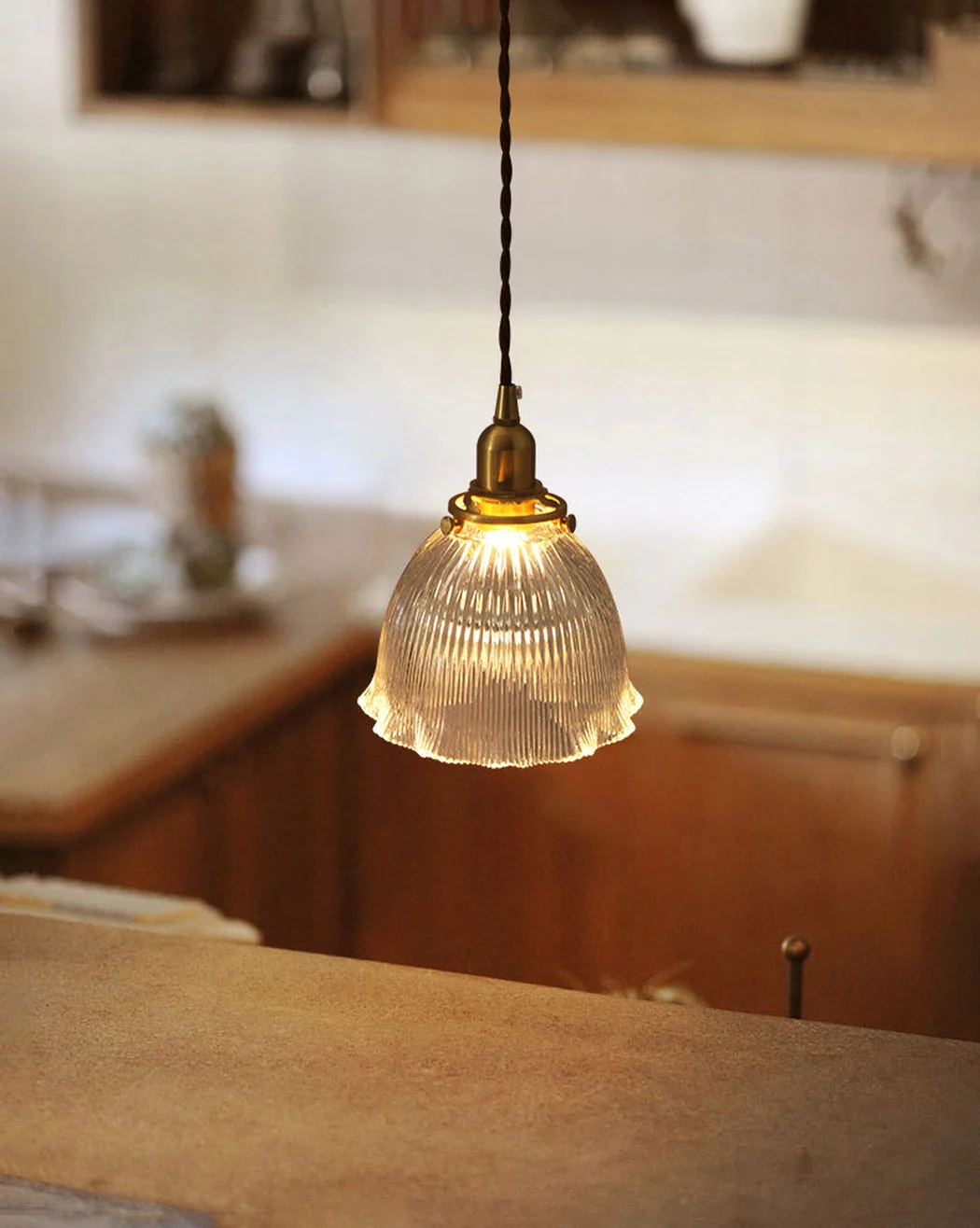 Fleur Provincial Mid century modern Pendant Light - Image 6