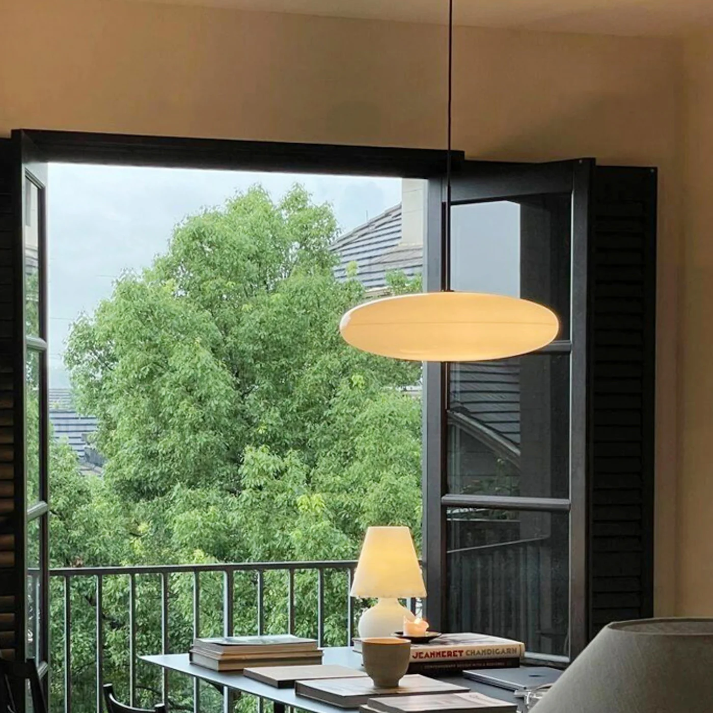 Fluo Bauhaus Minimalist Pendant Light - Image 13